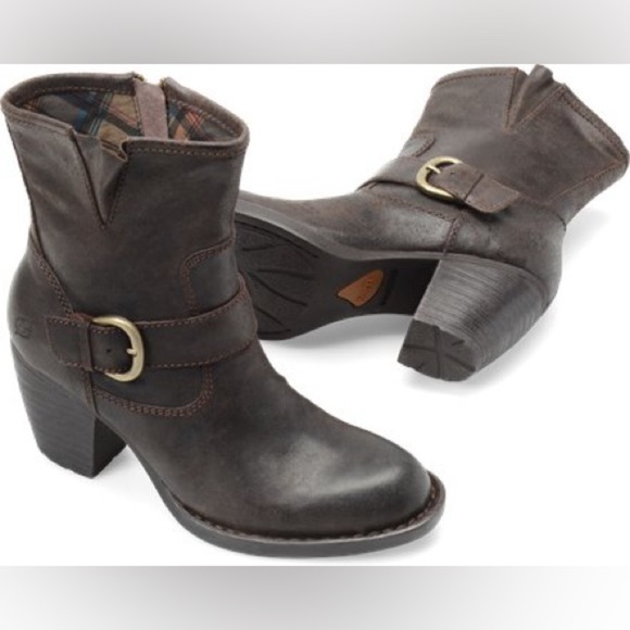 Born Womens Palmer Castagno Oiled Brown Suede size 8 - Picture 1 of 9